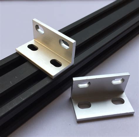 metal double l bracket|slotted mounting brackets.